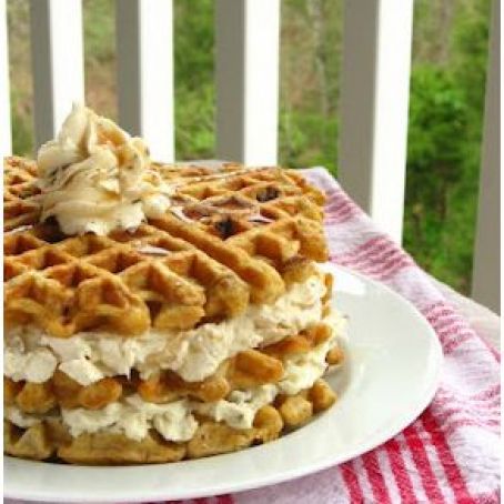 Carrot Cake Waffles