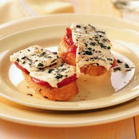 Grilled Greek Crostini Topping