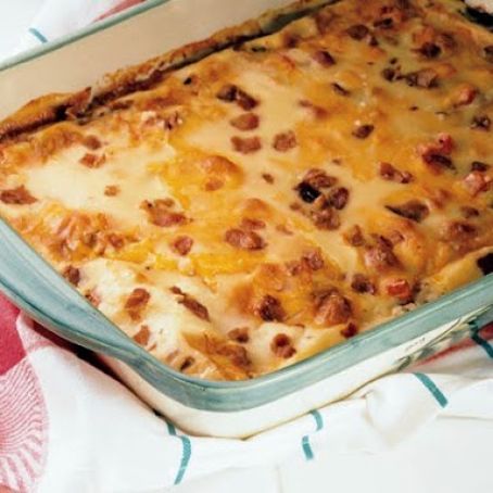 Bacon Cheeseburger Upside-Down Pizza