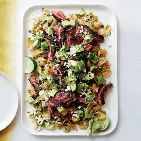 Cola-Marinated Flank Steak Chilaquiles