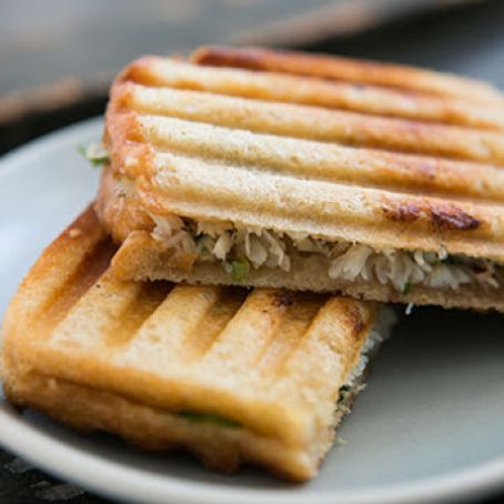 Crab Salad and Sourdough Panini
