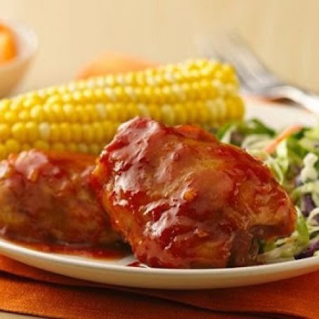 Slow-Cooker Saucy Orange-Barbecued Chicken