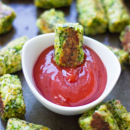 Healthy Baked Broccoli Tots