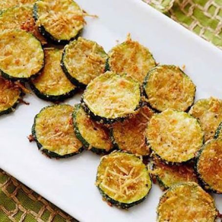 Zucchini Parmesan Crisps ~