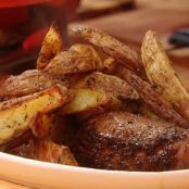 Steak Au Poivre with Herbs de Provence Oven Fries (John Cusimano)
