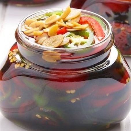 Asian Pickled Peppers
