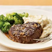 Brandy & Mustard-Glazed Tenderloin Steaks