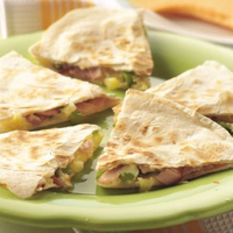 Hawaiian Quesadillas