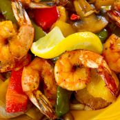 10-Minute Shrimp Fajitas