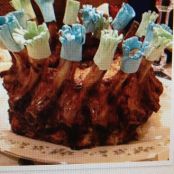 Pork: Crown Roast of Pork with Apple and Sausage Stuffing