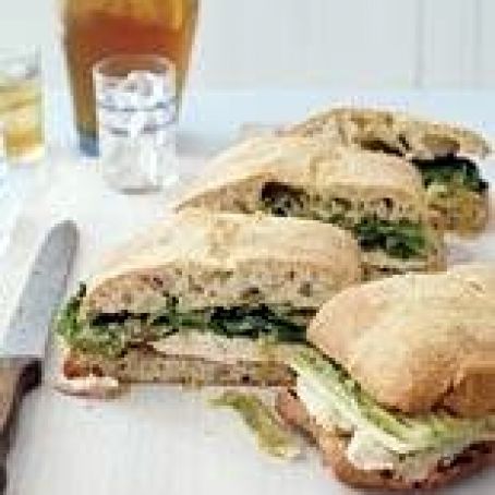 Charred Chicken Ceasar Sammies