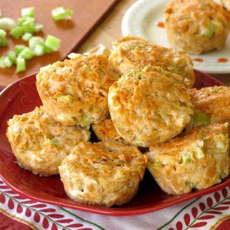 Buffalo Chicken Meatloaf Cups