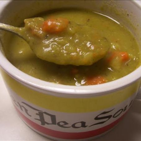 Leftover Holiday Ham & Split Pea Soup