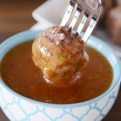 Baked Orange-Glazed Meatballs