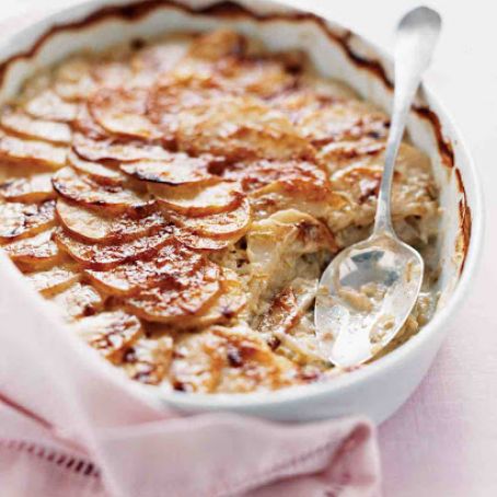 Scalloped Potatoes with Leeks