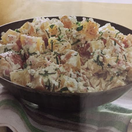 Potato Salad with Feta, Yogurt and Mint