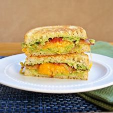 Grilled Bacon, Avocado and Cheese Sandwich