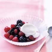 Berries and Coconut Cream