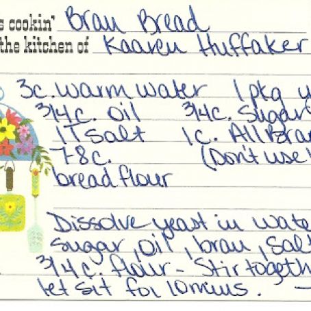 Huffaker Bran Bread