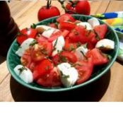 Fresh Tomato Mozzarella Salad