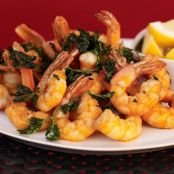 Chilli salt prawns