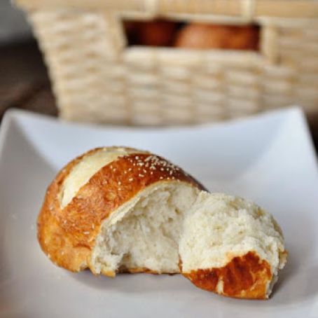 Soft Pretzel Rolls