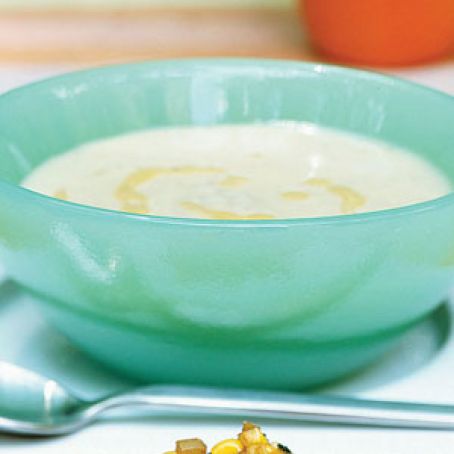 Creamy Truffle-Scented White Bean Soup