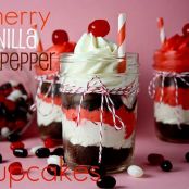 Cherry Vanilla Dr Pepper Cupcakes