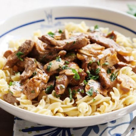 Speedy Beef Stroganoff