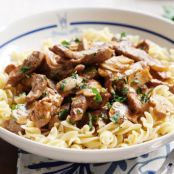 Speedy Beef Stroganoff
