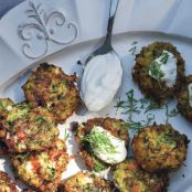 Zucchini Keftedes with Feta and Dill