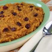 Cranberry Mashed Sweet Potatoes