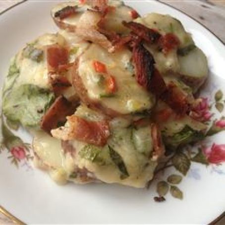 Bacon Potatoes Au Gratin