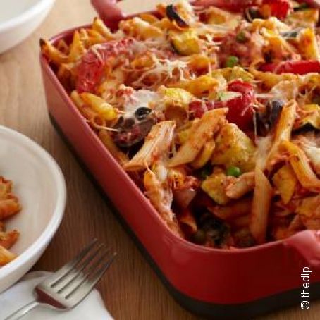 Baked Penne with Roasted Vegetables