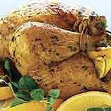 Greek-Style Lemon Roast Chicken