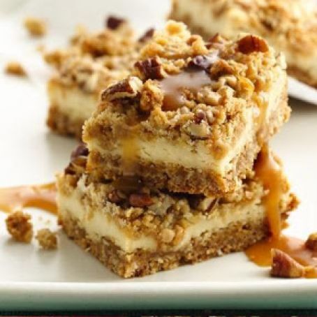 Toffee Brown Ale Cheesecake Bars