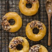 Caramelised White Chocolate Doughnuts