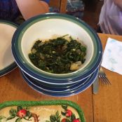 Easy Spicy Saute Spinach Sautéed with Red Pepper and Tobasco