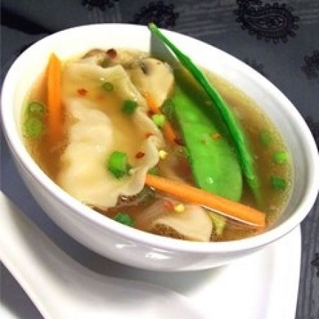 Quick Pot Sticker Soup