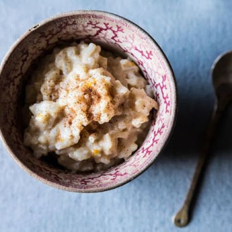 Coconut Milk Rice Pudding with Citrus and Ginger