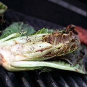Grilled Radicchio with Creamy Walnut Sauce