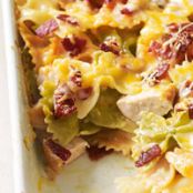 CHICKEN-BACON BOWTIE BAKE {family circle}