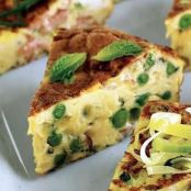 Panchetta and Peas Frittata