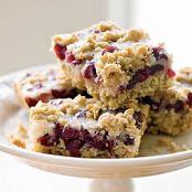 Cranberry/Cherry/Maple-Date Oatmeal Bars