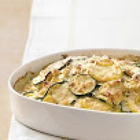 Zucchini and Yellow Squash Gratin