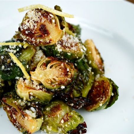 Lemony Roasted Brussels Sprouts