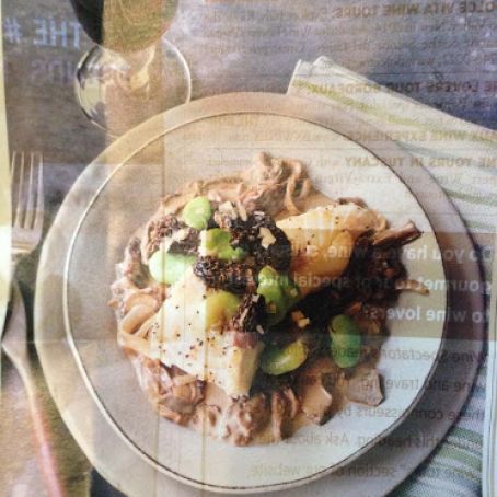 Halibut & Porcini Crema With Barbaresco