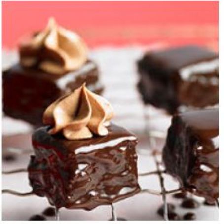 Bourbon-Brownie Petit Fours