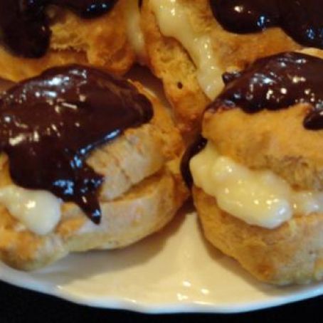 Homemade Chocolate Eclairs