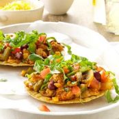 TANGY TURKEY TOSTADAS